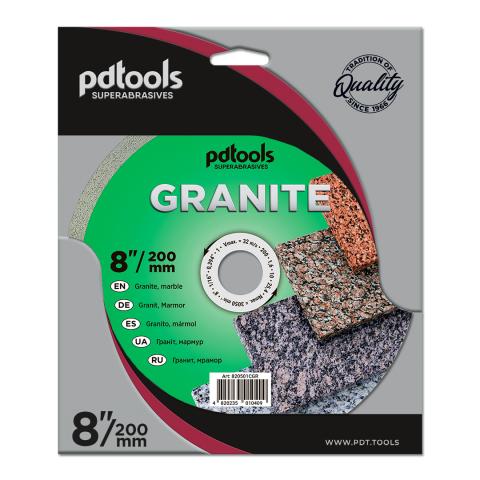 Круг алмазний вiдрiзний GRANITE 1A1R 200 для стаціонарного обладнання 
