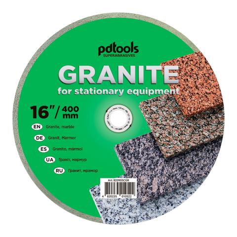 Круг алмазний вiдрiзний GRANITE 1A1R 400 для стаціонарного обладнання 