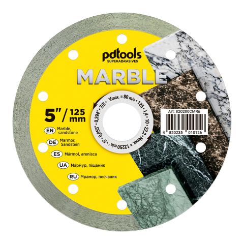 Круг алмазний вiдрiзний MARBLE 1A1R 125 для ручного інструменту